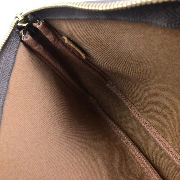 LOUIS VUITTON Pochette Accessoires Hand Bag Monogram Leather BN - Picture 5 of 15